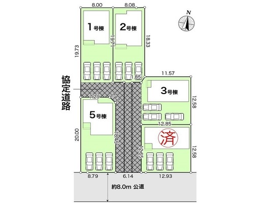 香美市土佐山田町宝町2期5棟3　新築住宅